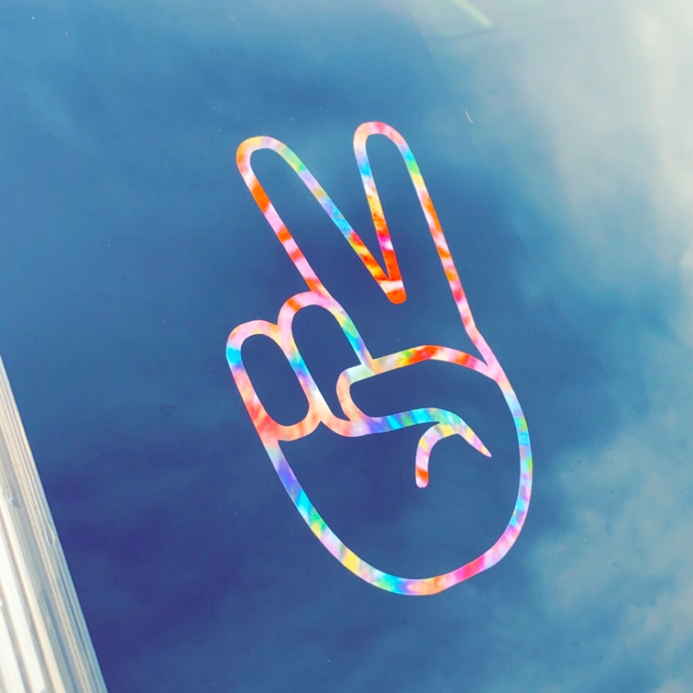 Peace Sign Window Decals
